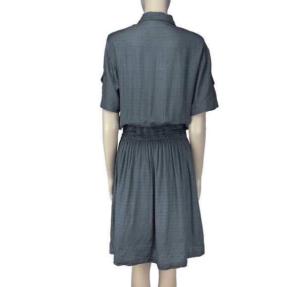 SAKS FIFTH AVENUE VTG Dark Academia Designer Professoral Retro Midi Dress S - Picture 11 of 13